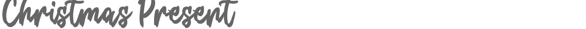 Christmas Present Christmas Present.otf font preview